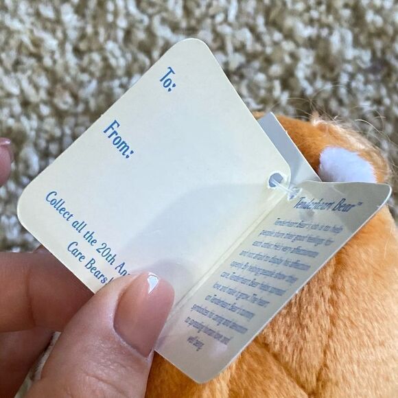 NWT Vtg 2003 Set Of 2 Care Bears 20th Anniversary Secret Tenderheart Stuffed - Picture 7 of 11